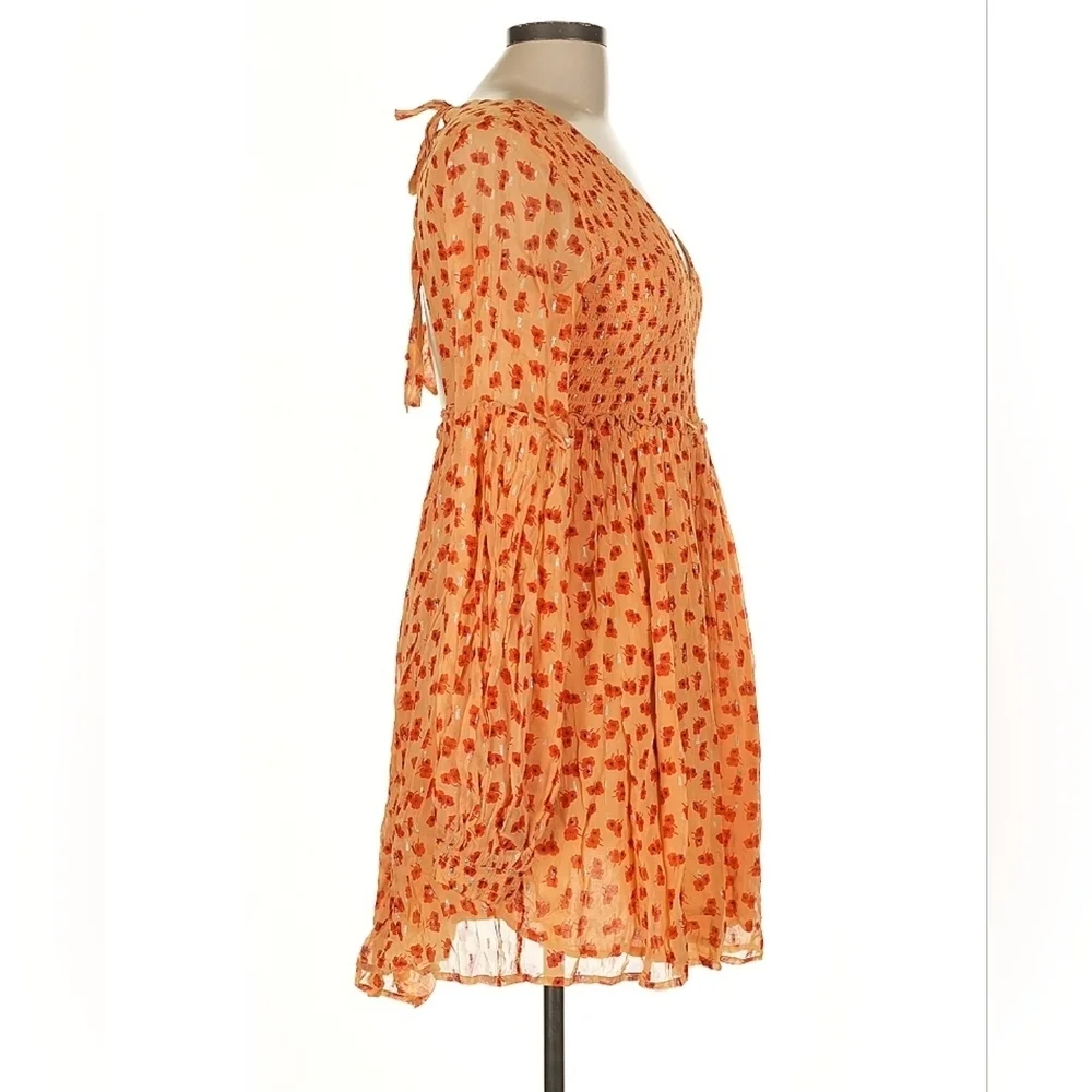 Free People Boho Floral Mini Dress – M - NWT